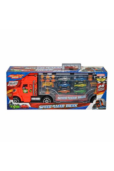 Toysan TOY-31 مجموعة شاحنة تويسان سبيد ريسر + 6 مركبات