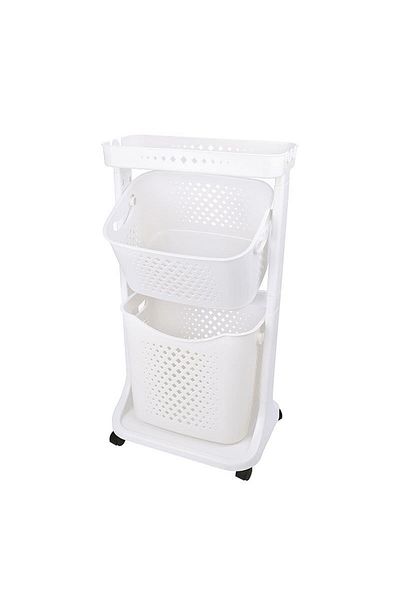 Myend 2-Tiered Organiser - Πολλαπλών χρήσεων Οργανωτής Μπάνιου και Κουζίνας με Τροχούς NO2