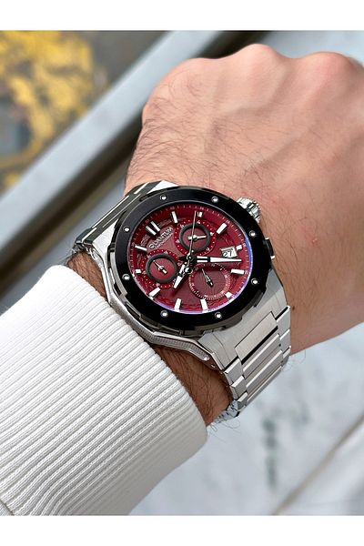 Quantum Functions Active 10 Atm Waterproof Steel Band Steel Case Men Wristwatch 1081.380