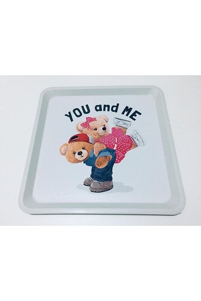 Karin Tea Coffee Serving Catering and Presentation Tray & 32.5 X 32.5 cm