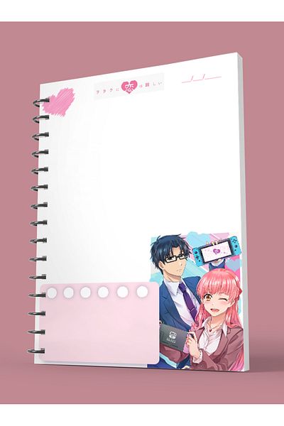 nihonwosekai Wotakoi Shoujo Anime A5 Size 50 Sheets Spiral Notebook
