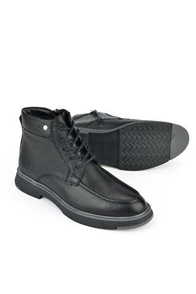 Ziya , Erkek Hakiki Deri Bot 1431024Z6601 Siyah