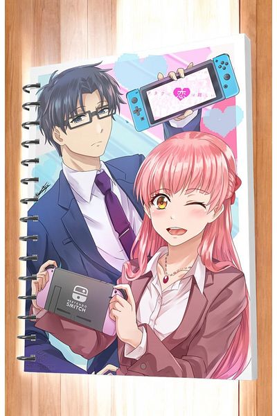 nihonwosekai Wotakoi Shoujo Anime A5 Size 50 Sheets Spiral Notebook