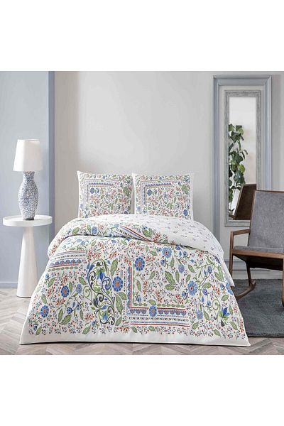 STOREMAX Gkcreative Cotton Gracıe Duvet Cover Set Blue Double Strbuyx 1073147