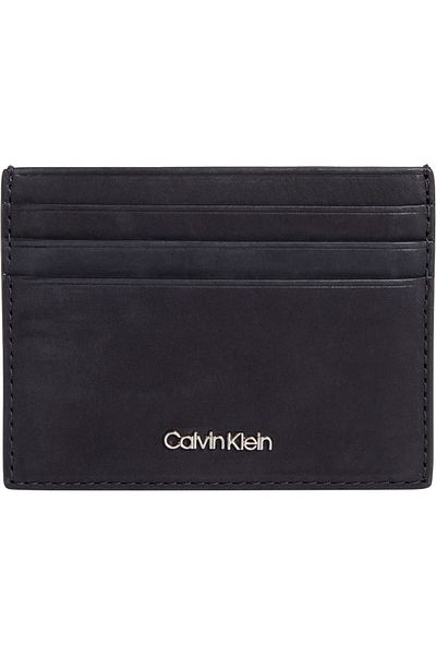 Calvin Klein Men's Ck Refined Cardholder 6Cc Nub Card Holder - Stylish and Functional Design