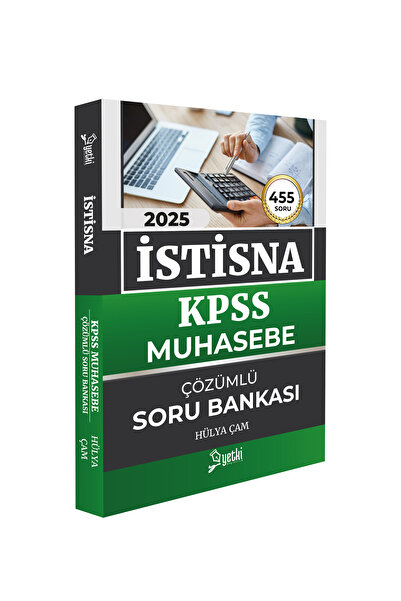 Yetki Yayıncılık 2025 Istisna Kpss A Grubu Muhasebe Çözümlü Soru Bankası