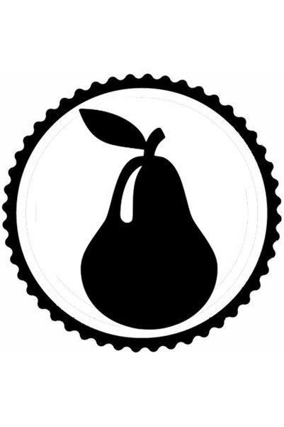 Generic Brand ملصق تصميم الكمثرى 40 × 40 سم