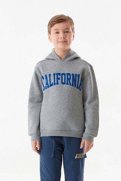 Fulla Moda Φούτερ για αγόρι με κουκούλα με 3 νήματα California