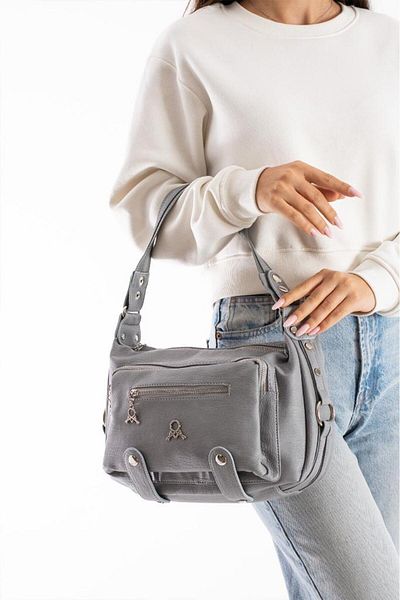 Baginn Geantă de damă, cu curea încrucișată, din piele vegană, de umăr, 32*22 cm, geantă mega din piele artificială