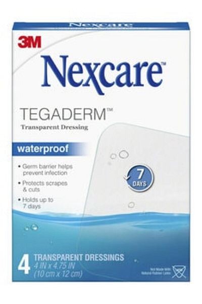 Nexcare Tegaderm Transparent 10X12 4S