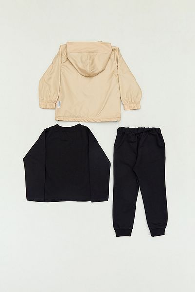 Fulla Moda Ny Embroidered Jogger 3-Piece Boys' Set