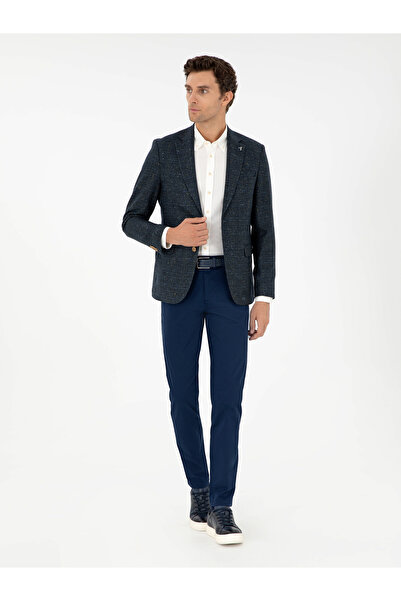 Cacharel Lacivert Slim Fit Kanvas Pantolon 50304318-VR033