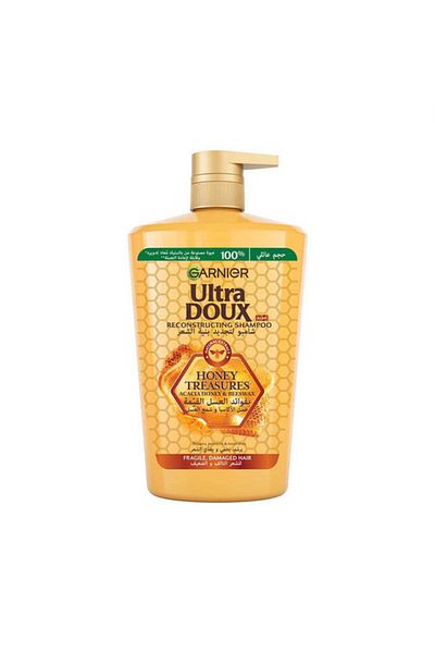 Garnier Ultra Doux Honey Treasures Repairing Shampoo, 1000 ml