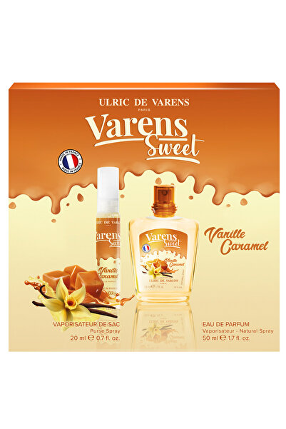 Ulric De Varens Vanille Caramel Vanilyalı Kadın Parfüm Edp 2'li Set 50 20 ml