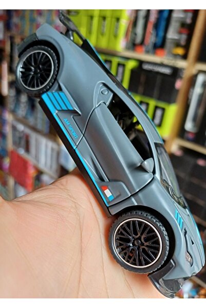 OYUNCAKSAHİLİ Bugatti Divo Sport Tarz W16 Dıecast 15cm Çekbırak Model Metal Araba Kapılar Bagaj Kaput Açılır 15x6cm Metalic Füme Dıvo