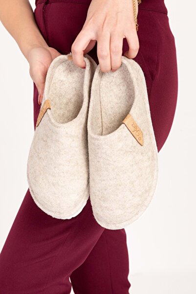 Gondol İçi Dışı Keçe Rahat Ve Hafif Ev Terliği Ev.320