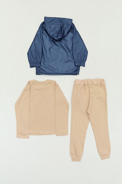Fulla Moda Ny Embroidered Jogger 3-Piece Boys' Set