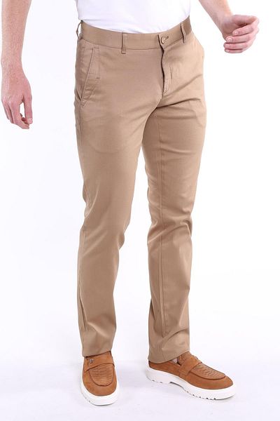 intersivin Men's Regular Fit Lycra Cotton Trousers