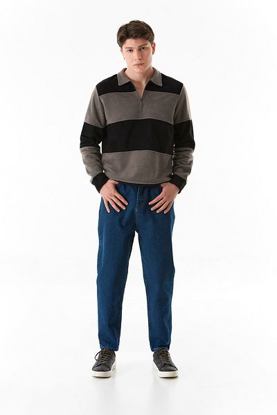 Fulla Moda Boyfriend Jean παντελόνι με κουμπιά