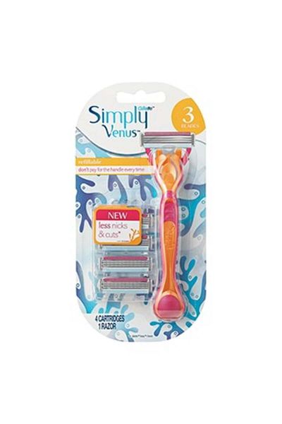 Gillette Venus Hybrid Razor With 4 Refill Cartridges ( 39142 )