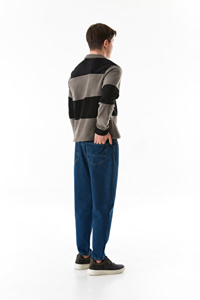 Fulla Moda Düğmeli Boyfriend Jean Pantolon