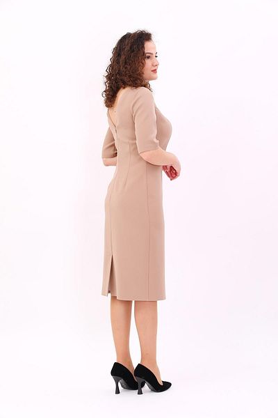 ÖNDER ÖZSOY Stone Color Cocktail Dress