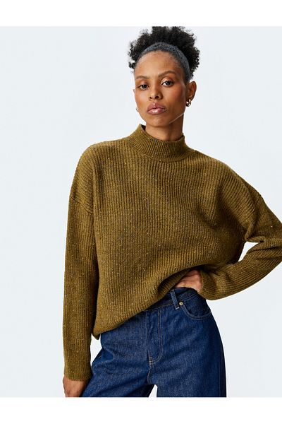 Koton Oversize Turtleneck Sweater