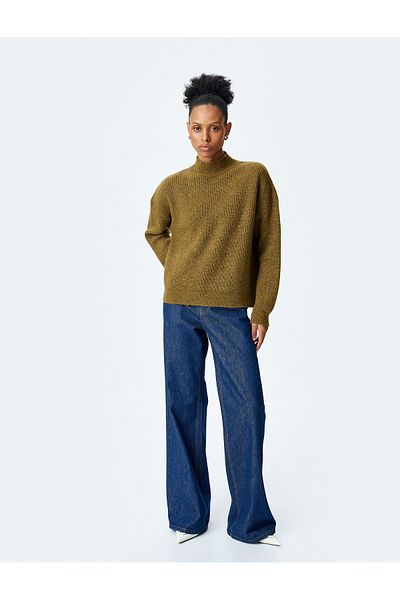 Koton Oversize Turtleneck Sweater