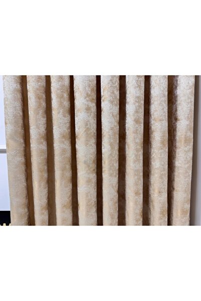 NİVEMESHOME ΚΟΥΡΤΙΝΑ ΦΟΝΤΟΥ ΙΣΤΑΝΒΟΛ V-401 GOLD 1/3 ΠΛΕΚΤΗ ΚΟΥΡΤΙΝΑ ΦΟΝΤΟΥ APM