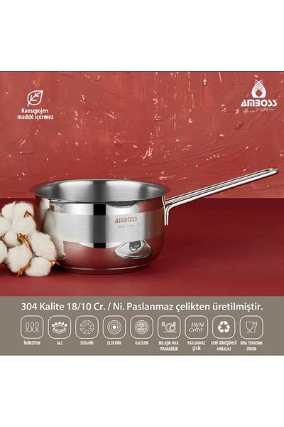 Amboss Induction Based 16*9 Cm Milk Pot
