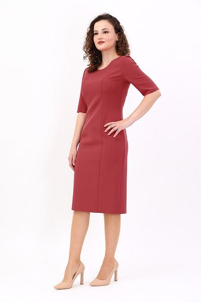 ÖNDER ÖZSOY Rochie de cocktail culoare cărămidă