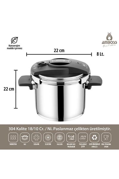 Amboss ENIO PRESSURE 8LT COOKER
