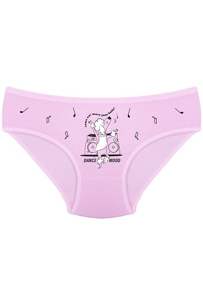 Onurel   Pachet de 5 chiloți din lycra cu imprimeu Mixed Dance Mood pentru fete