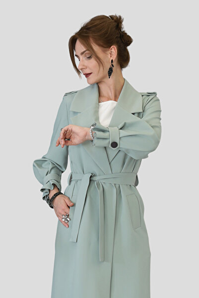 ÖNDER ÖZSOY Apoletli Trenç-Çağla