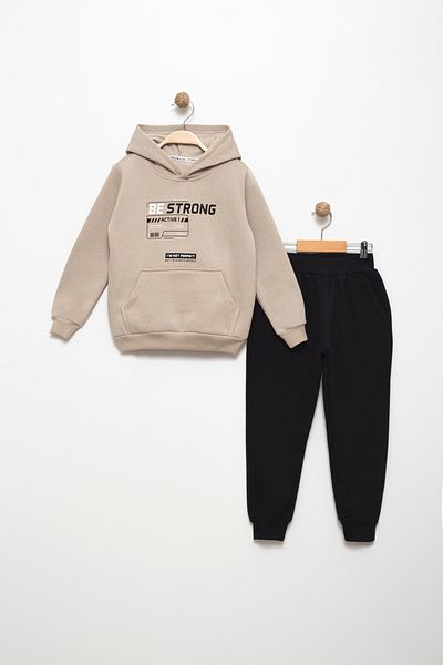 Favo Kids 6-9 Years Boy's Cotton Sweatshirt and Jogger Tracksuit Set