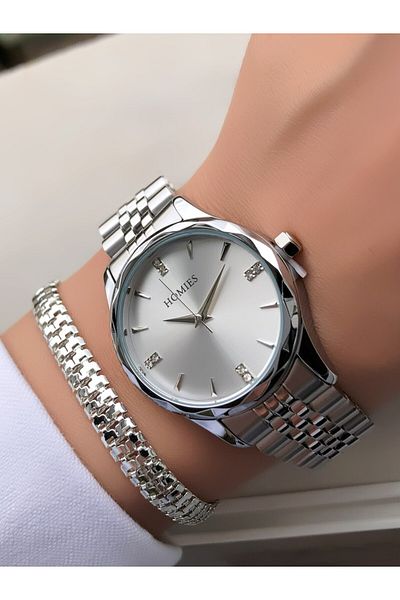 Homies Original Invoice Waterproof Women's Wrist Watch with Bracelet Gift