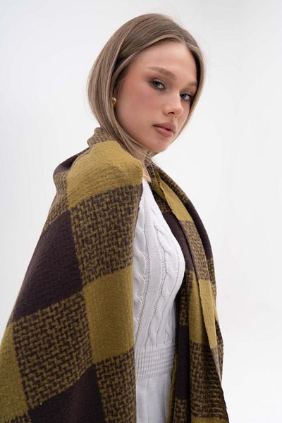 FENZA SCARF ABBEY KARE MODEL LANA-MIXTĂ ACRILOĂ BĂRĂ CU MODEL