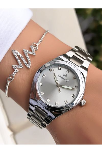 Homies Original Invoice Waterproof Women's Wrist Watch with Bracelet Gift