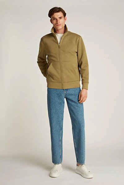 Calvin Klein LOGO TAPE ZIP THROUGH Erkek Eşofman Üstü J30J326778-LFF