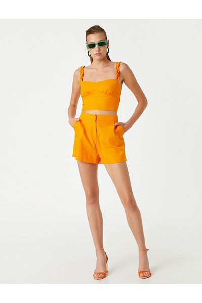 Koton Crop Athlete mit Riemendetail