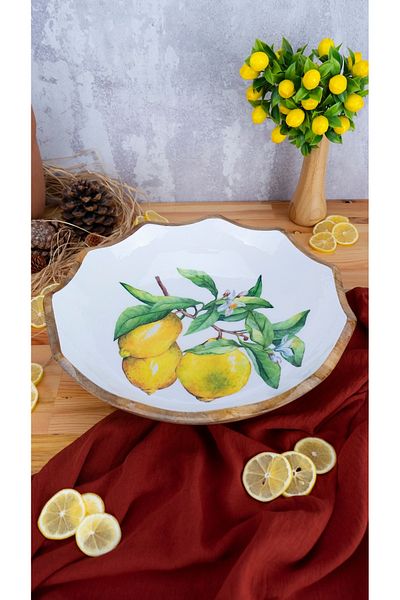 Bambum Deep Bowl Kangaroo Lemon