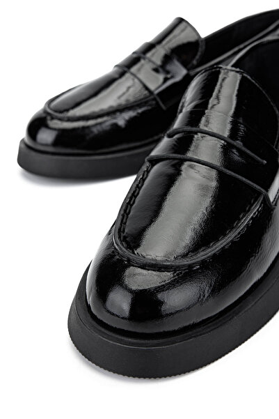 Tamer Tanca Дамски обувки от естествена кожа, черни, с каучукова подметка