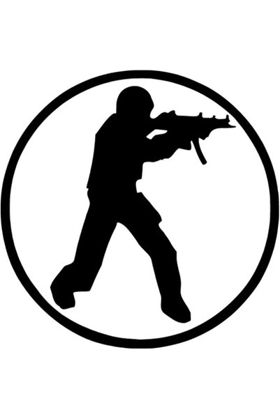 Generic Brand Counter Strike - Vehicle, Car, Laptop, Wall Compatible Sticker ...