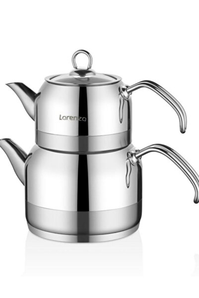 Lorenzo Orbit Orta Boy Çaydanlık Metal Kulp