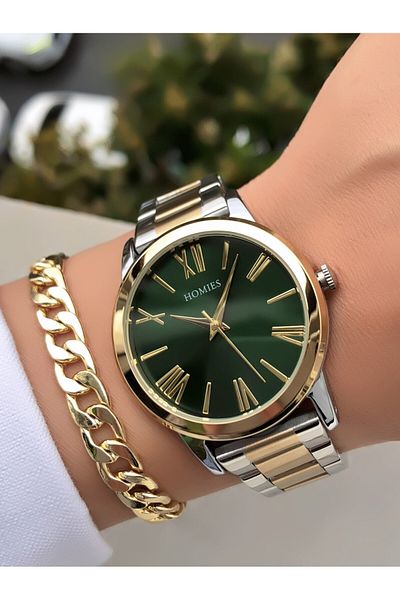 Homies Original Invoice Waterproof Women's Wrist Watch with Bracelet Gift