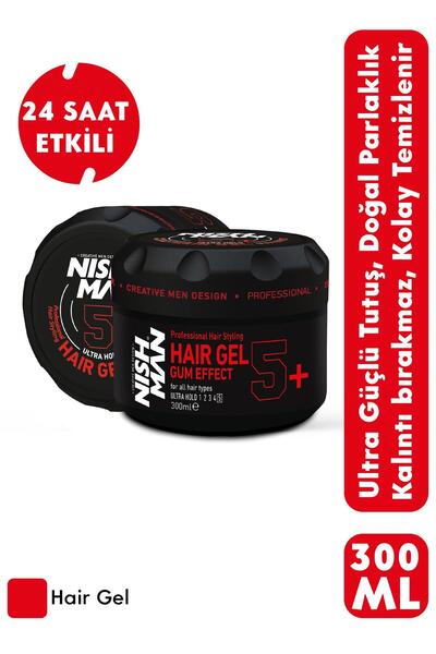 NISHMAN 24 Saat Etkili Ultra Tutuş Gummy Jöle 5 300 ml