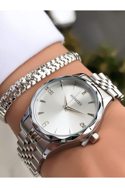Homies Original Invoice Waterproof Women's Wrist Watch with Bracelet Gift