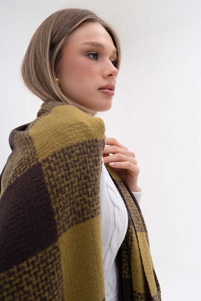 FENZA SCARF ABBEY KARE MODEL LANA-MIXTĂ ACRILOĂ BĂRĂ CU MODEL