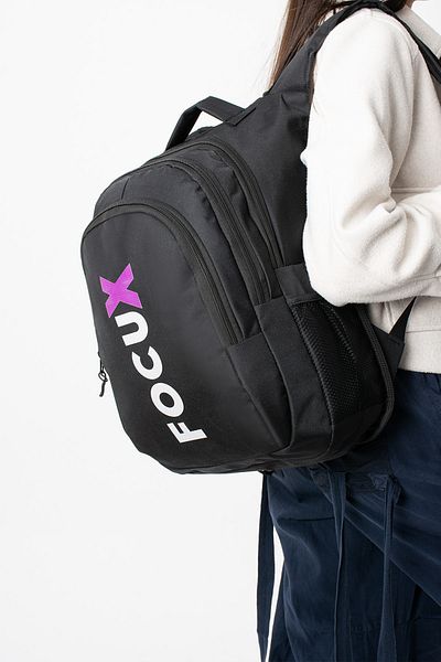FOCUX Nil-07 Orthopedic High School School Bag - Bat, Multi-Eye, Large Volume and Sweat-Proof