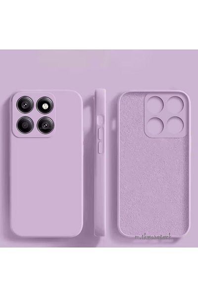 m.tk moveteck حافظة هاتف Xiaomi Mi 14T Pro تتميز بكاميرا إطلاق مخملية داخلية محمية وغطاء من السيليكون الناعم الملون غير اللامع